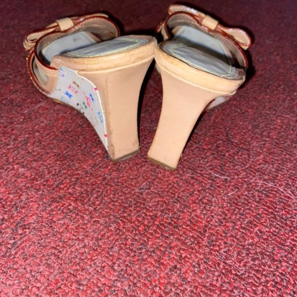 Authentic Louis Vuitton Multicolor Wedges - Picture 6 of 8